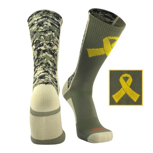 MK Socks Digital Camo Military Armed Forces Ribbon Crew Socks - image 1 of 1