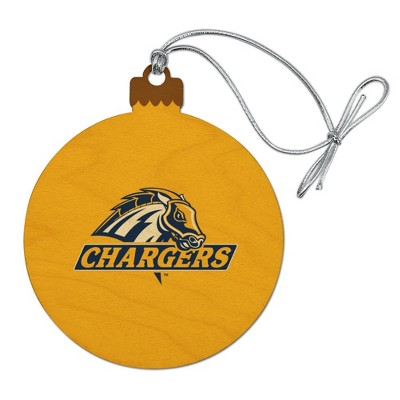 New Haven Secondary Logo Wood Christmas Tree Holiday Ornament