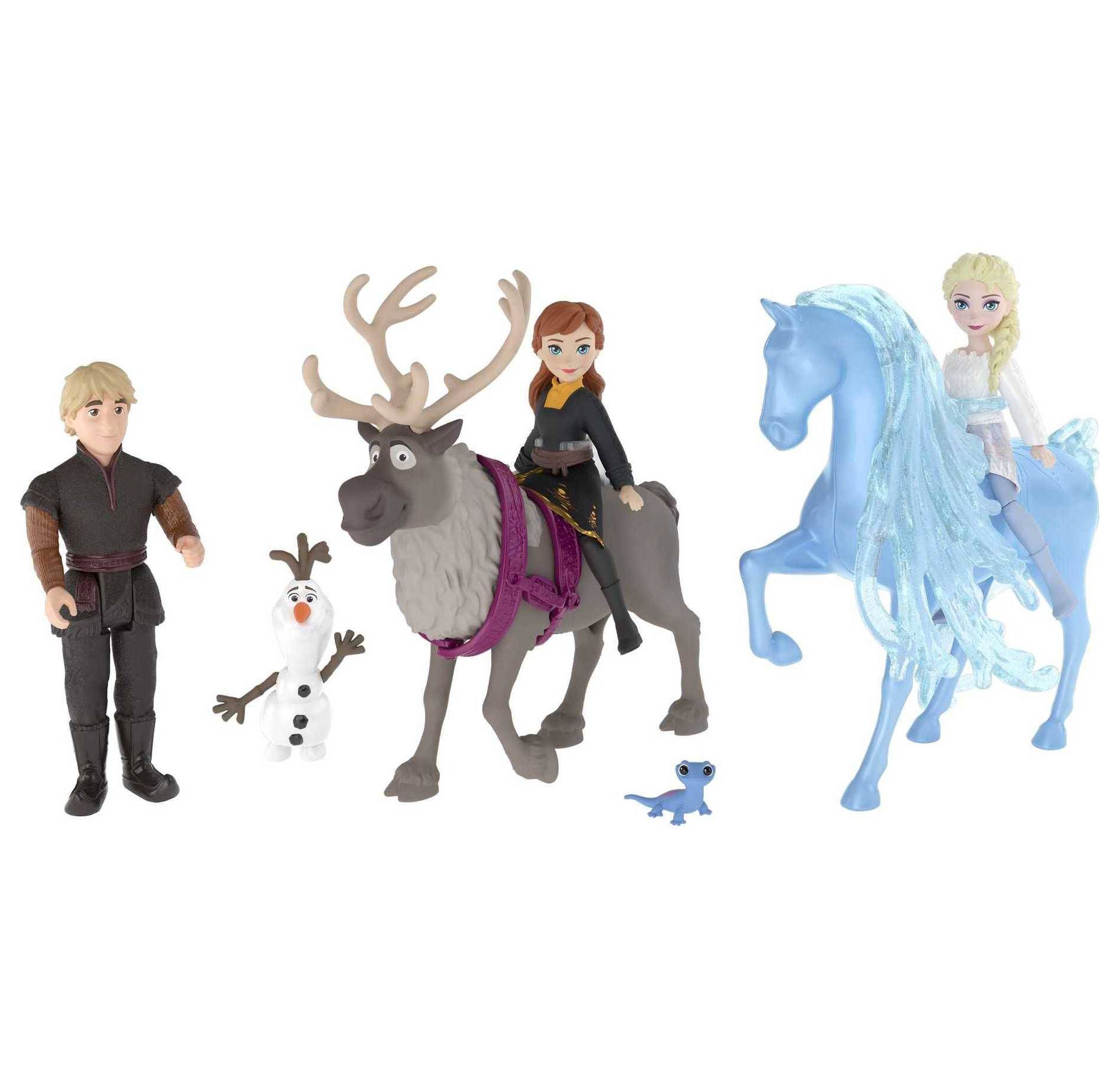 Disney Frozen Fashions & Friends Set with 3 Dolls, 4 Friend Figures and 4 Fashions (Target Exclusive)
