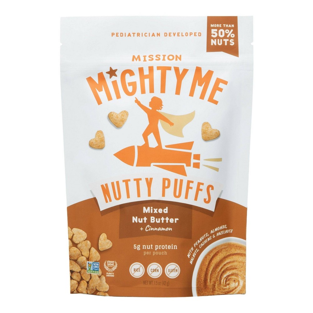 Mission MightyMe - Mixed Nut Butter Puffs - 1.5oz