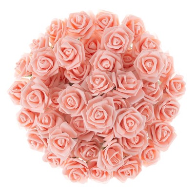 Nature Spring Faux Rose Flower Bundle - 50, Blush