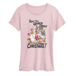 Women's - Dr. Seuss - How The Grinch Stole Christmas Short Sleeve Graphic T-Shirt - 1 of 4