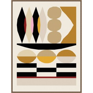 32"x42" Abstract composition 25 by NKTN: Hand-Stretched, Madison WI - Amanti Art - 1 of 4