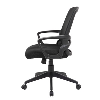 Boss High-Back Adjustable Black Mesh Office Task Chair