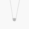 sanctuaire Round Filigree Pendant Necklace Silver - 2 of 2