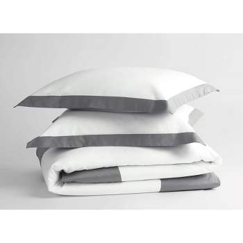 SussexHome 100% Supima Cotton Duvet Cover Set,  Duvet Cover with Pillow Covers