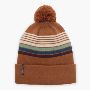 Turtle Fur Youth Omega Beanie - Winter Cuffed Pom Hat - 1 of 2