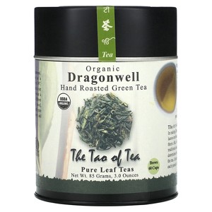 The Tao of Tea Organic Hand Roasted Green Tea, Dragonwell, 3 oz (85 g) - 1 of 2