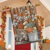 Pumpkins and Willows Autumn House Flag Primitive Fall 28" x 40" Briarwood Lane - 4 of 4