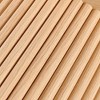 CENGHU Wood Round Dining Table for 4, Modern Farmhouse Kitchen Table, End Table with Wood Strip Base for Kitchen, Living Room, Dining Room - 4 of 4