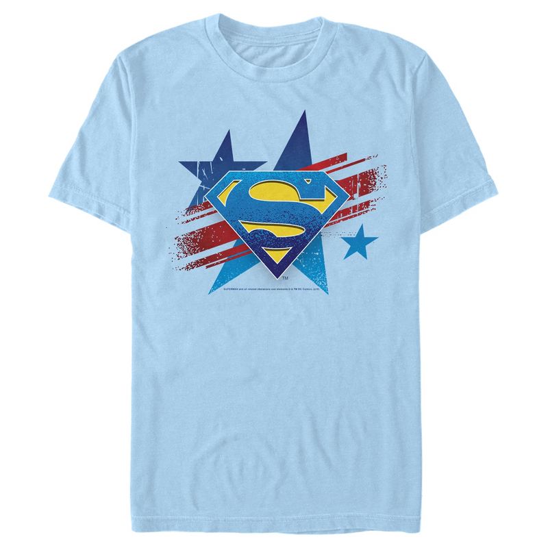 Men's Superman Logo Patriotic T-Shirt, 1 of 4