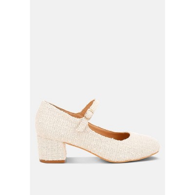 Antara Tweed Mary Jane Women Sandals