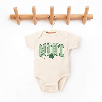 The Juniper Shop One Lucky Mini Clover Baby Bodysuit