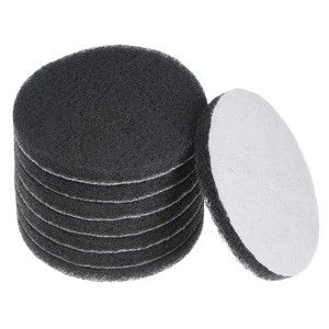 Unique Bargains Drill Power Brush Tile Scrubber Household Cleaning Scouring Pads 8 Pcs - 1 of 4