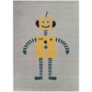 Balta Rugs Kids' Rob Robot Gray - 1 of 4
