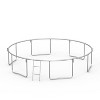 GDFStudio Ariane Outdoor/Indoor Steel Ladder Round Trampoline with Enclosure - 3 of 4