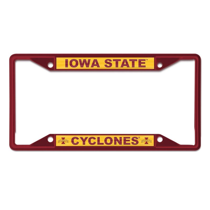 NCAA Iowa State Cyclones Colored License Plate Frame, 1 of 4