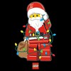 Boys LEGO Santa Tangled in Christmas Lights T Shirt - 2 of 4