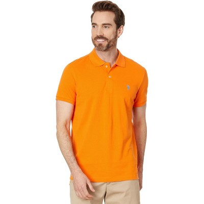 U.S. Polo Assn. Men's Slim Fit Solid Pique Polo With Small Pony Polo Shirt