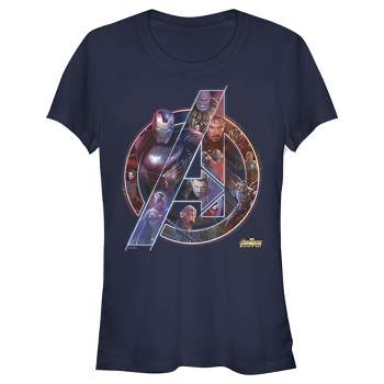Men's Marvel Avengers: Avengers: Infinity War Character Badges T-shirt ...