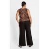Women's Plus Size Amara Print Top - black | CITY CHIC - 3 of 4