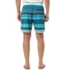 TATT 21 Men's Summer Drawstring Waist Contrast Color Striped Board Shorts - 3 of 4