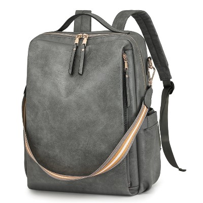 MaseiKar Leather Backpack Purse for Women, Fashion Ladies Waterproof Shoulder Travel Daypacks Bags