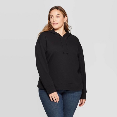 plus size black sweatshirt