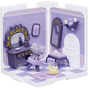Takara Tomy Pokemon Pokepiece House Dressing Room Milcery & Espurr - 1 of 4