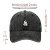 Anna-Kaci Women's Vintage Washed Baseball Cap with Ghost Embroidery - 4 of 4
