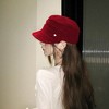 Anna-Kaci Women's Fleece Military - Style Cap with Heart Accent - 3 of 4