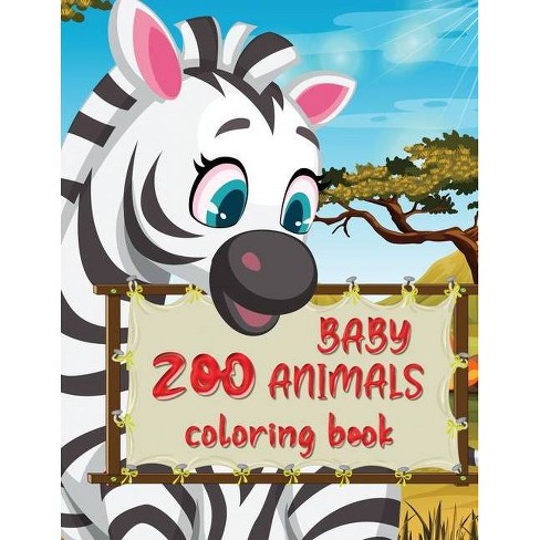 Download Zoo Animals Coloring Book By Ingrid R Allan Paperback Target