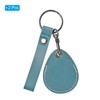 Unique Bargains Leather Keychain Blanks with Key Rings for DIY Laser Engraving 2 Pcs - 3 of 4