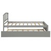 PAGED Twin Size Platform Bed Modern Wooden Bed Frame with Trundle and Headboard for Bedroom - 3 of 4