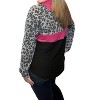 Women's Snow Leopard Hoodie - honeyme - image 2 of 2