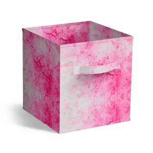 Sorbus 11 Inch Foldable Fabric Storage Cube Bin with Handles - for Organizing Pantry, Closet, Nursery, Playroom, and More - 1 of 4