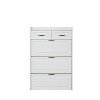 VYNXARIA White color shoe cabinet with 3 doors 2 drawers,large space for storage - 4 of 4