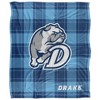 Drake University Campus Plaid Spirit Silky Touch Super Soft Throw Blanket 50x60 - 2 of 4