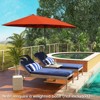 Costway 13 FT Large Patio Umbrella Outdoor Double-Sided Table Market Umbrella for Garden Beige/Brown/Gray/Navy/Orange/Wine - 4 of 4
