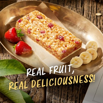 LUNA Bar Gluten Free Strawberry Banana Fiber Granola Protein Bars - 10.14oz/6ct