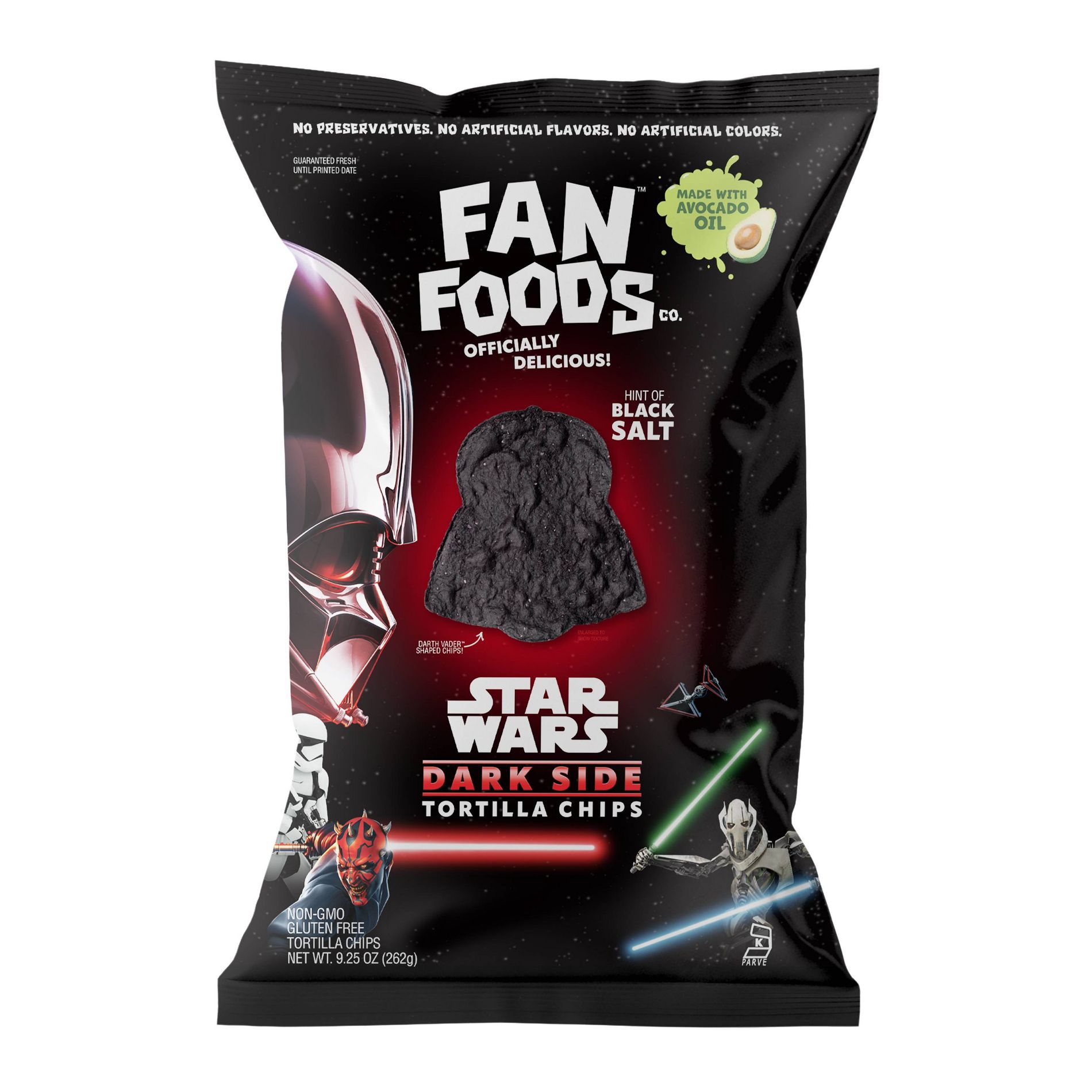 Fan Foods Star Wars Darth Vader Tortilla Chips - 9.25oz