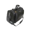 Amerileather 18-Inch Black Leather Weekender – Compact Travel Duffel Bag with Classic Styling and Spacious Interior - 2 of 4