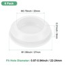 Unique Bargains Silicone Waterproof Durable Shock Absorption Mechanical Fasteners White - 3 of 4