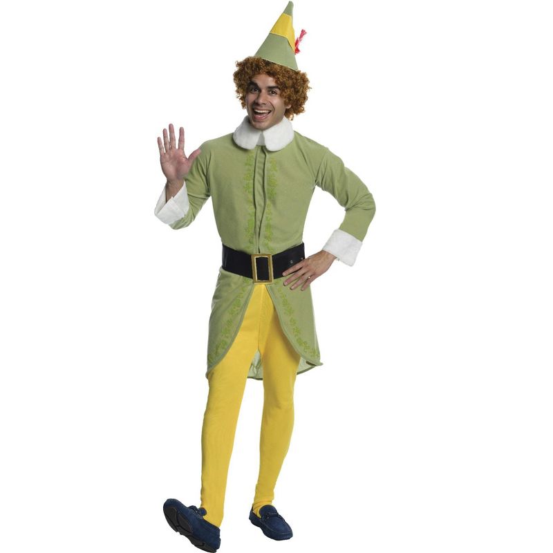 Rubies Buddy the Elf Men's X Large and Jovi Women's Standard Couples Costume Bundle, 2 of 4