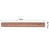 Unique Bargains Smooth Non-Stick Small Beech Wood Kitchen Baking Rolling Pin - 2 of 4