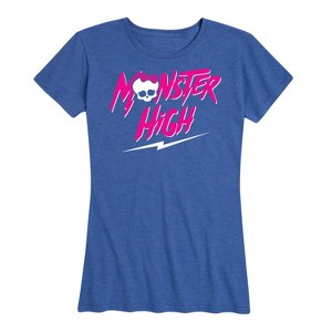Women's - Monster High - Monster High Lightning Logo Short Sleeve Graphic T-Shirt - 1 of 4