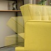 MYINDA 2-in-1 Convertible Recliner Sofa Bed, Modern Upholstered Folding Recliner, for Small Space Living Room Bedroom, YELLOW - 4 of 4