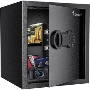 Bonsaii Steel Safe Box, 1.2 Cu Ft with Digital Keypad Lock, Removable Shelf for Home, Hotel, Office, Valuables, Money - 1 of 4