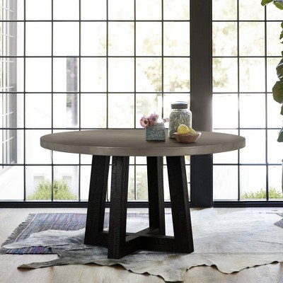 Chairs to go discount with concrete dining table