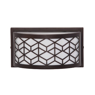 5" Rimea Outdoor Sconce Lamp Black/White (Includes Energy Efficient Light Bulb) - Aiden Lane